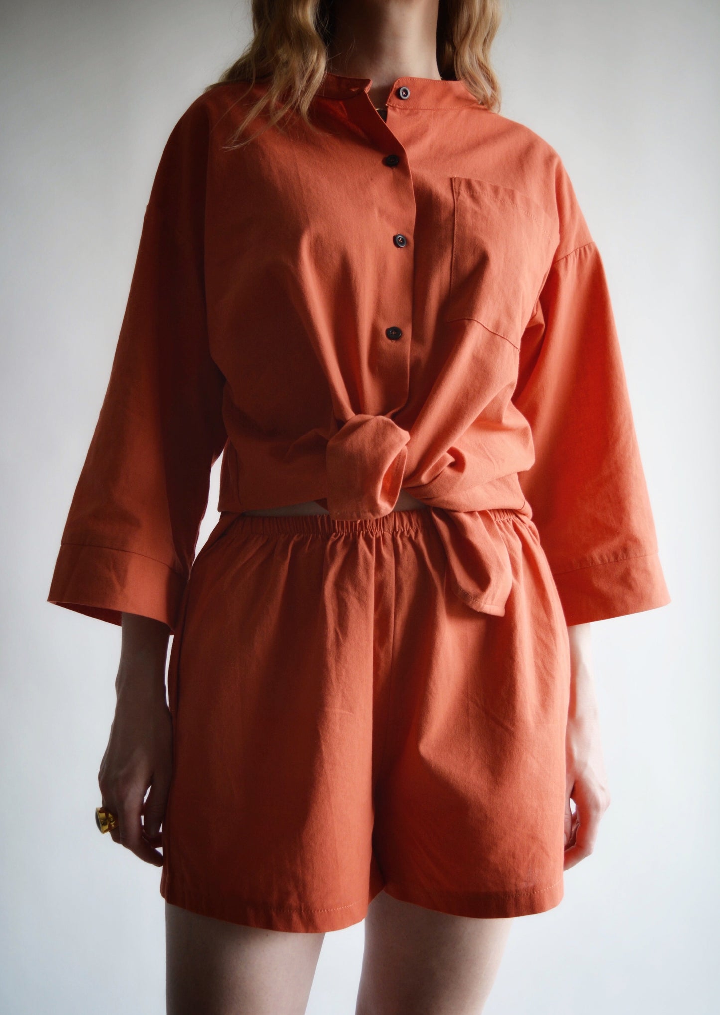 Cotton Shirt in Cali Sunset color