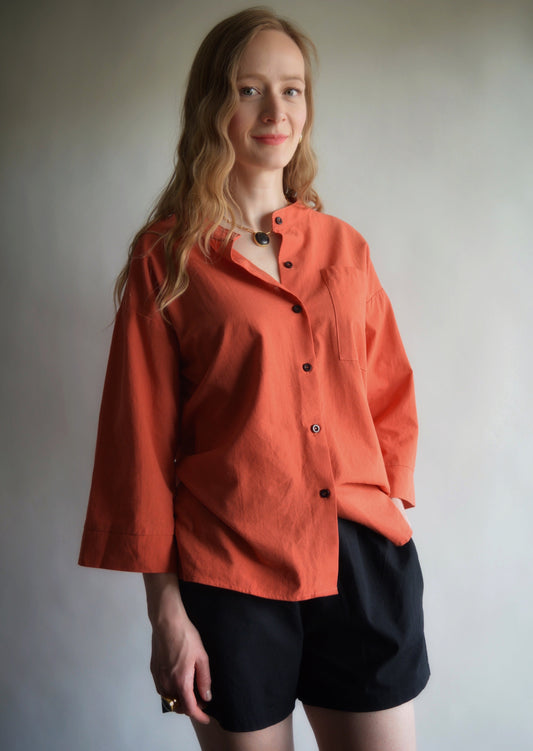 Cotton Shirt in Cali Sunset color