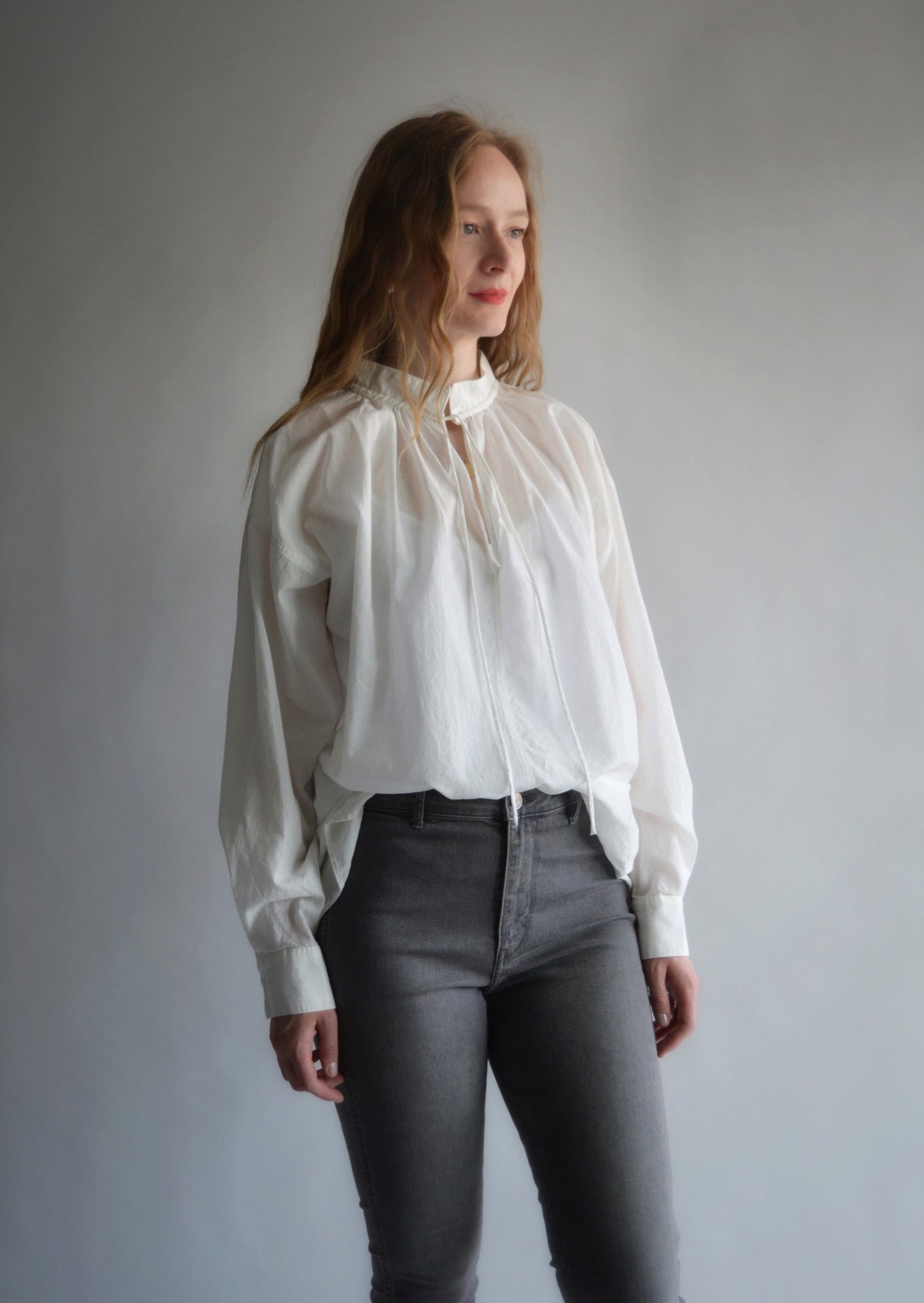 Blouse in Moonlight (White) color