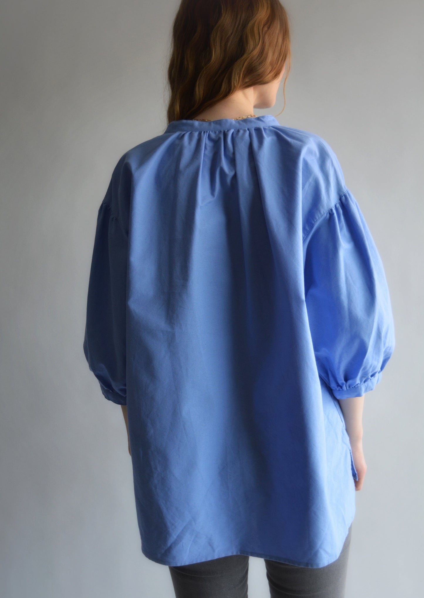 Blouse in Cornflower Blue