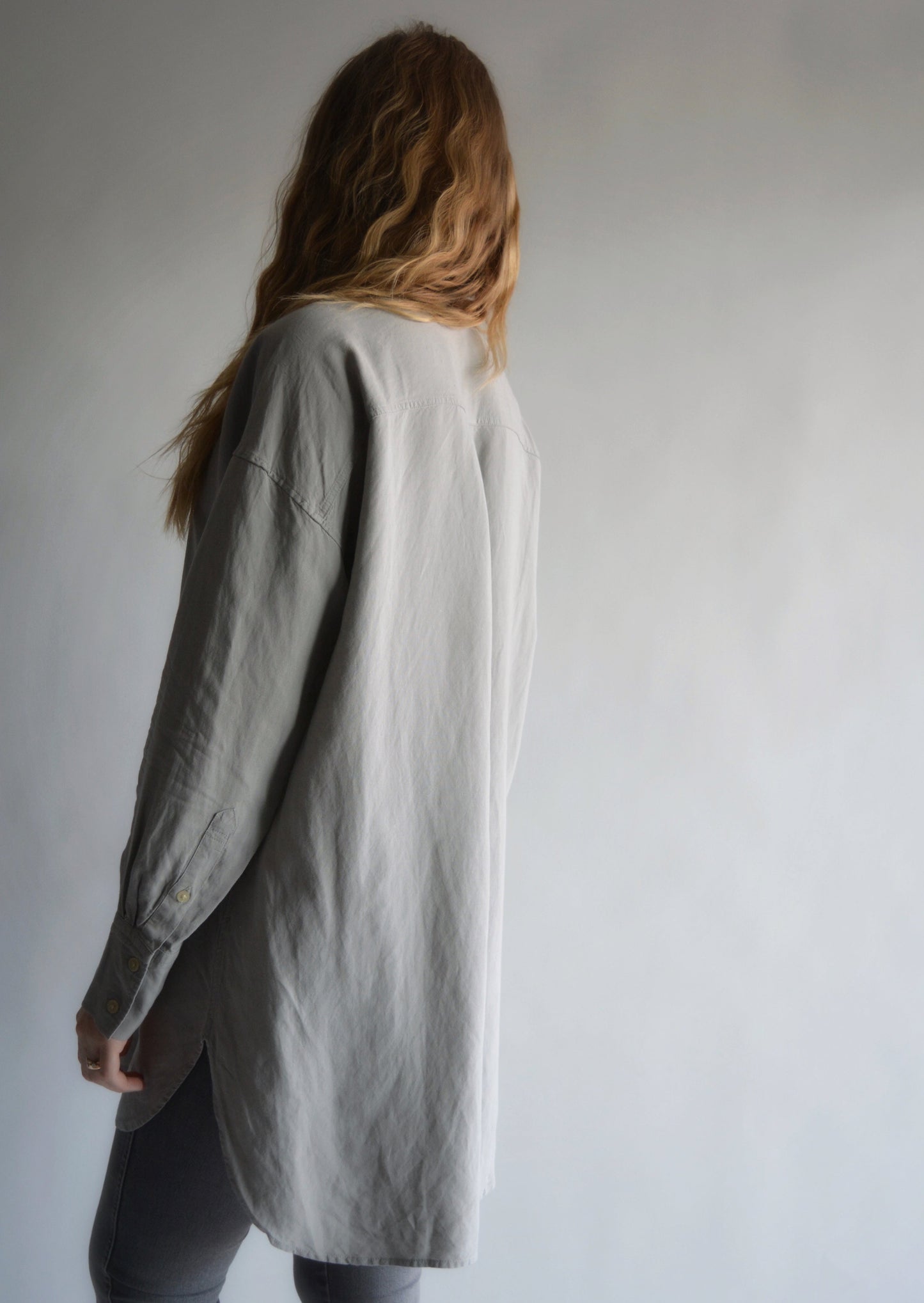Cotton Shirt in Grey