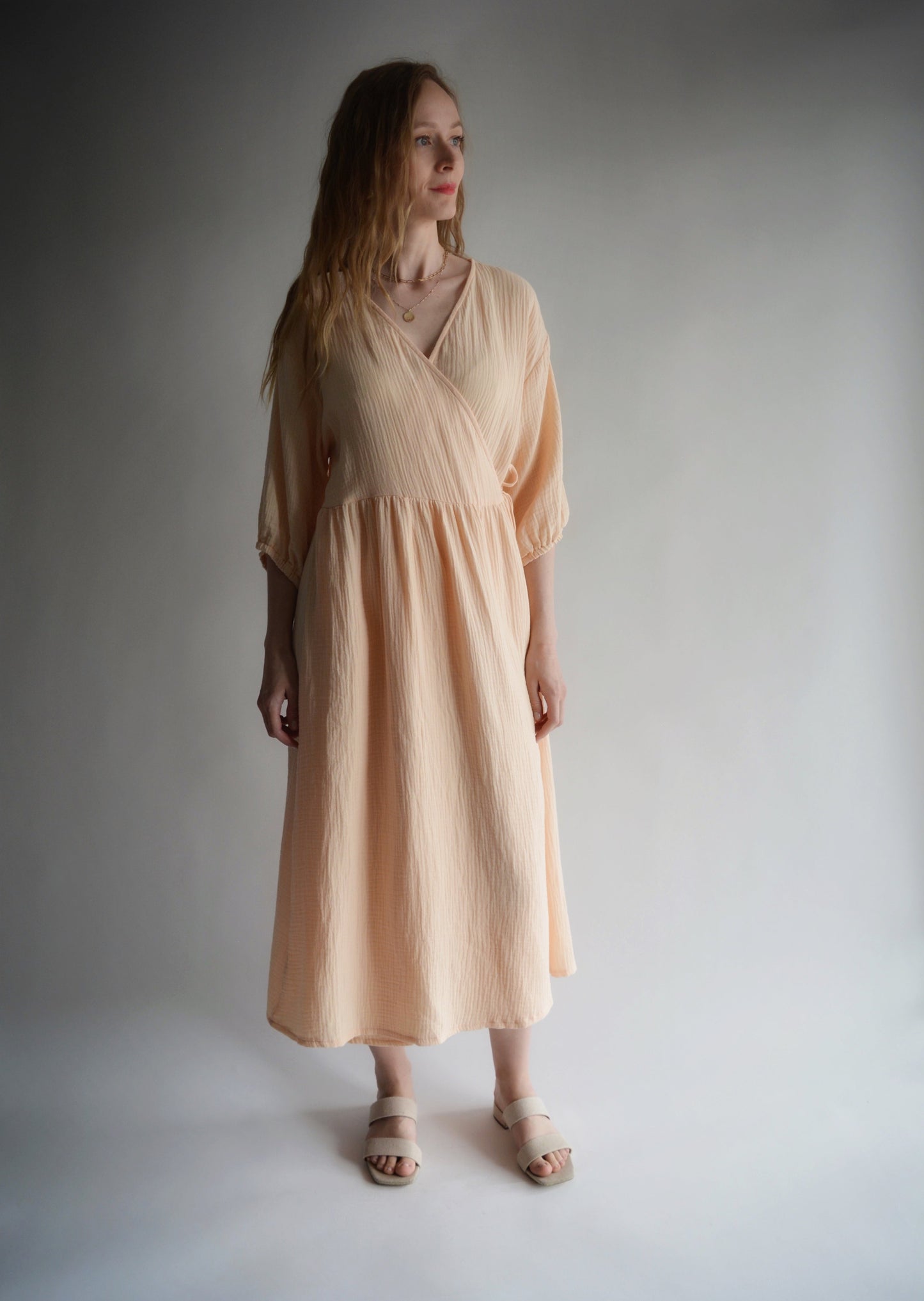 Dress in Soft Coral