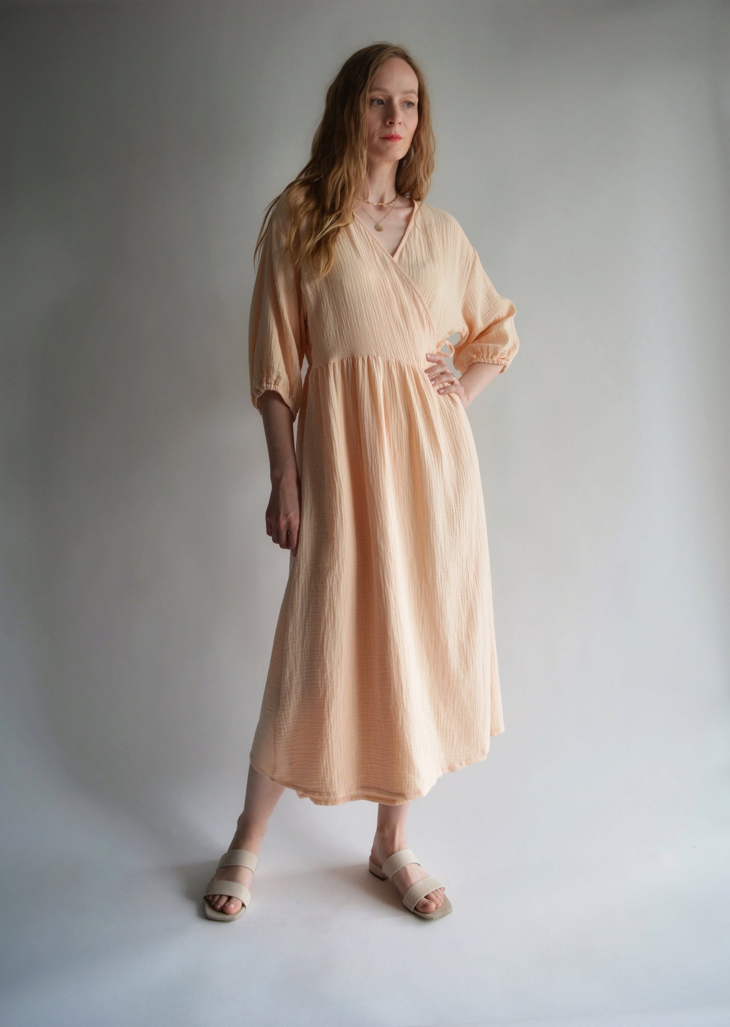 Dress in Soft Coral