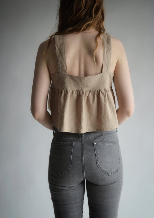 Tank in Iced Latte color