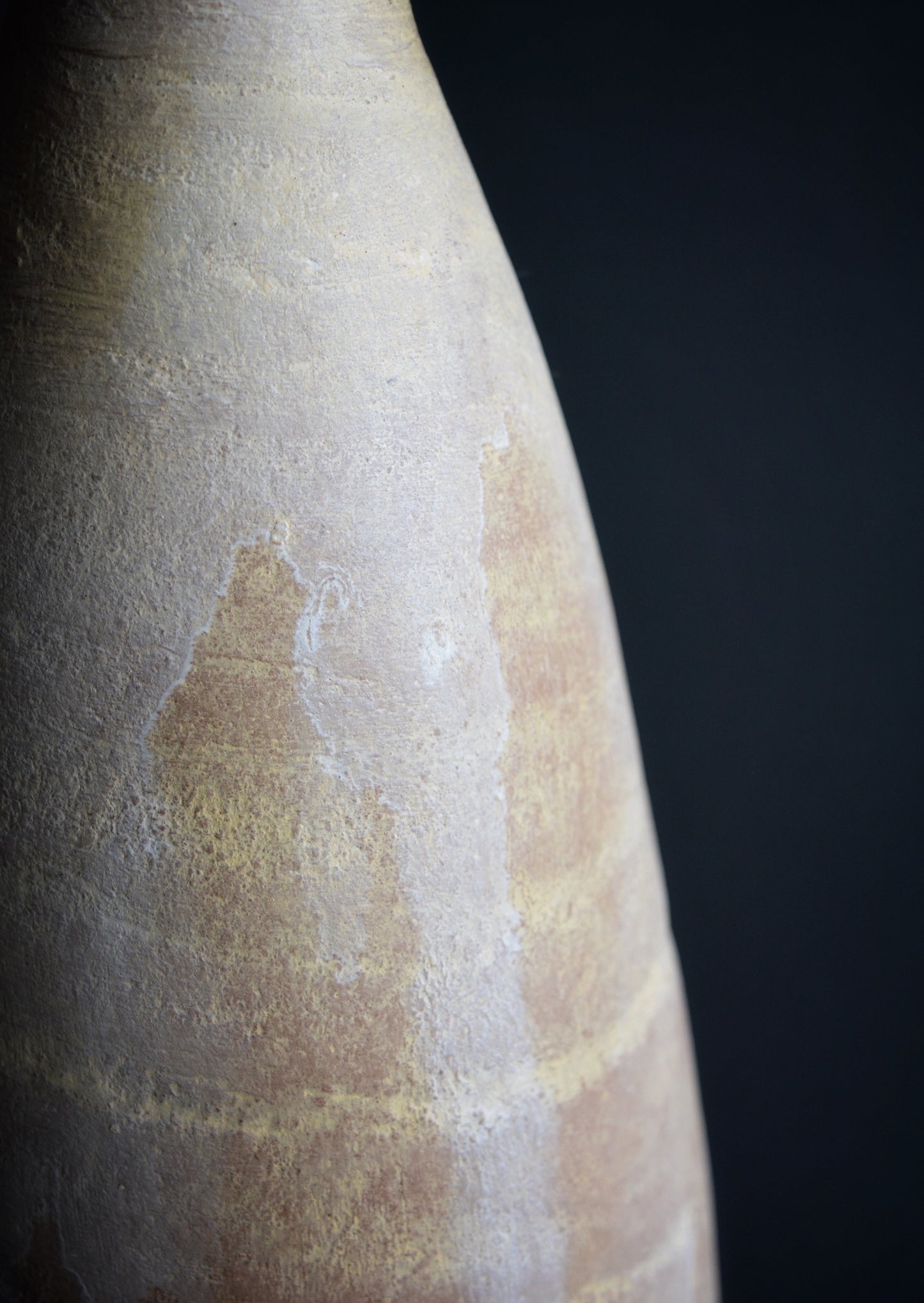 Antique Beige Limited Edition Handcrafted Ceramic Vase