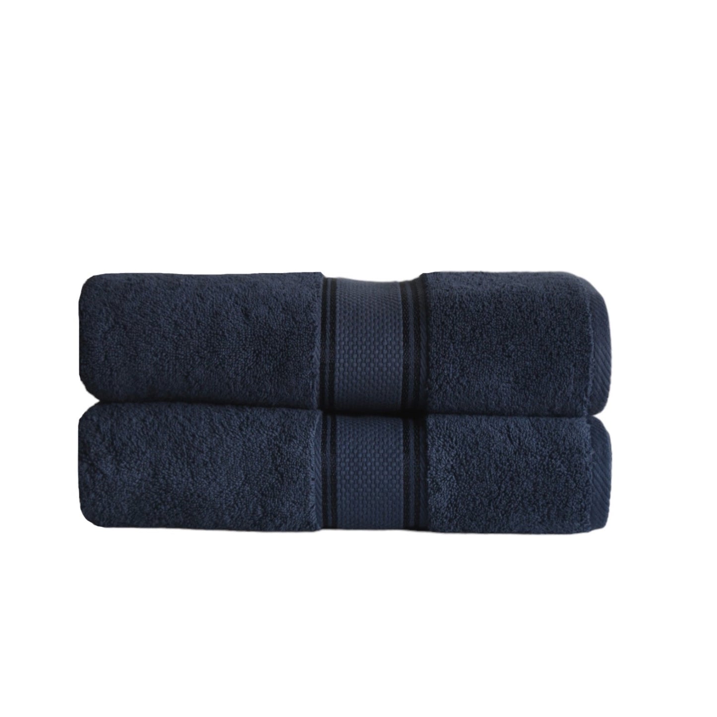 Turkish Cotton Towel Set in Deep Blue color