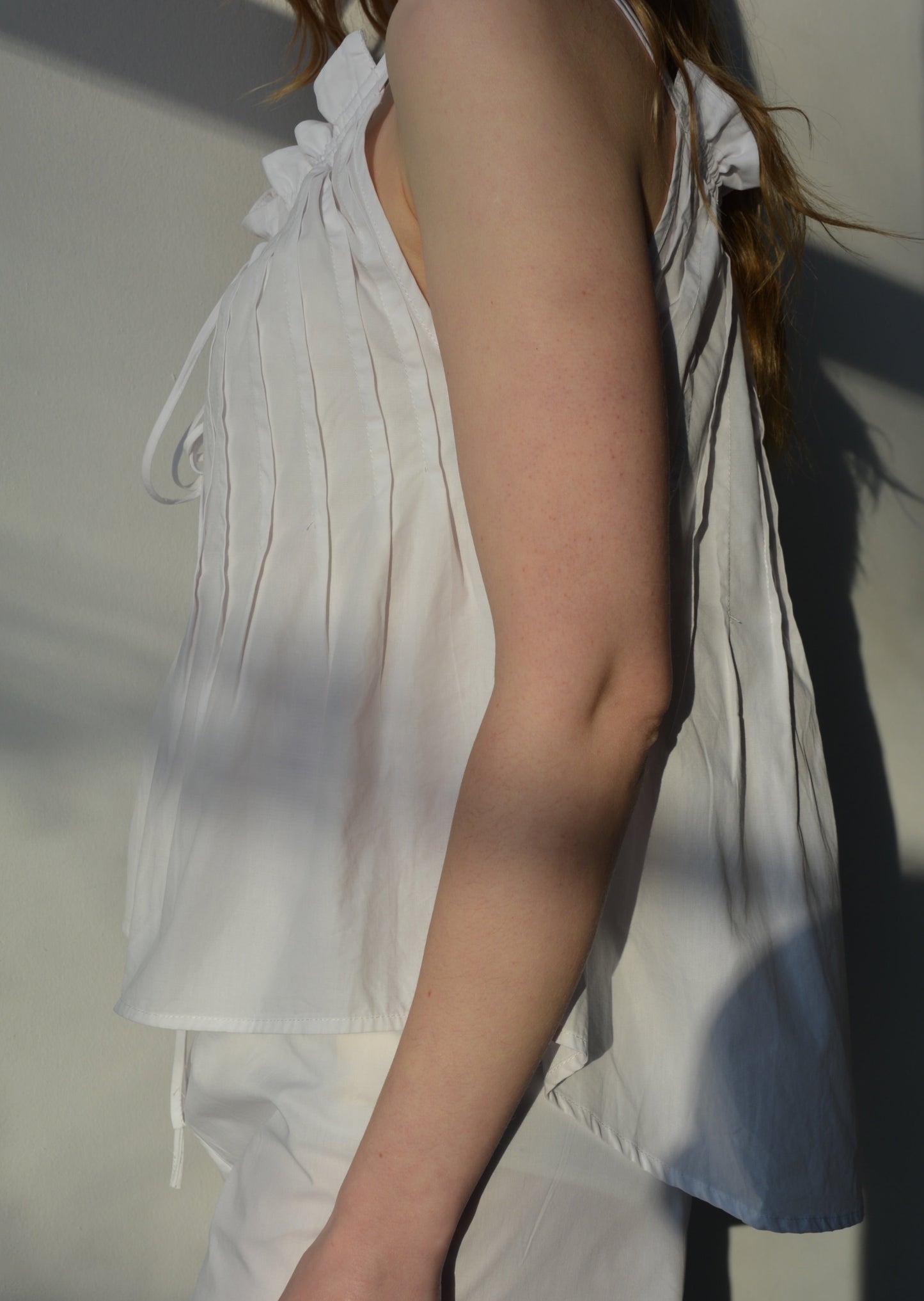 Cotton Loungewear Set in White