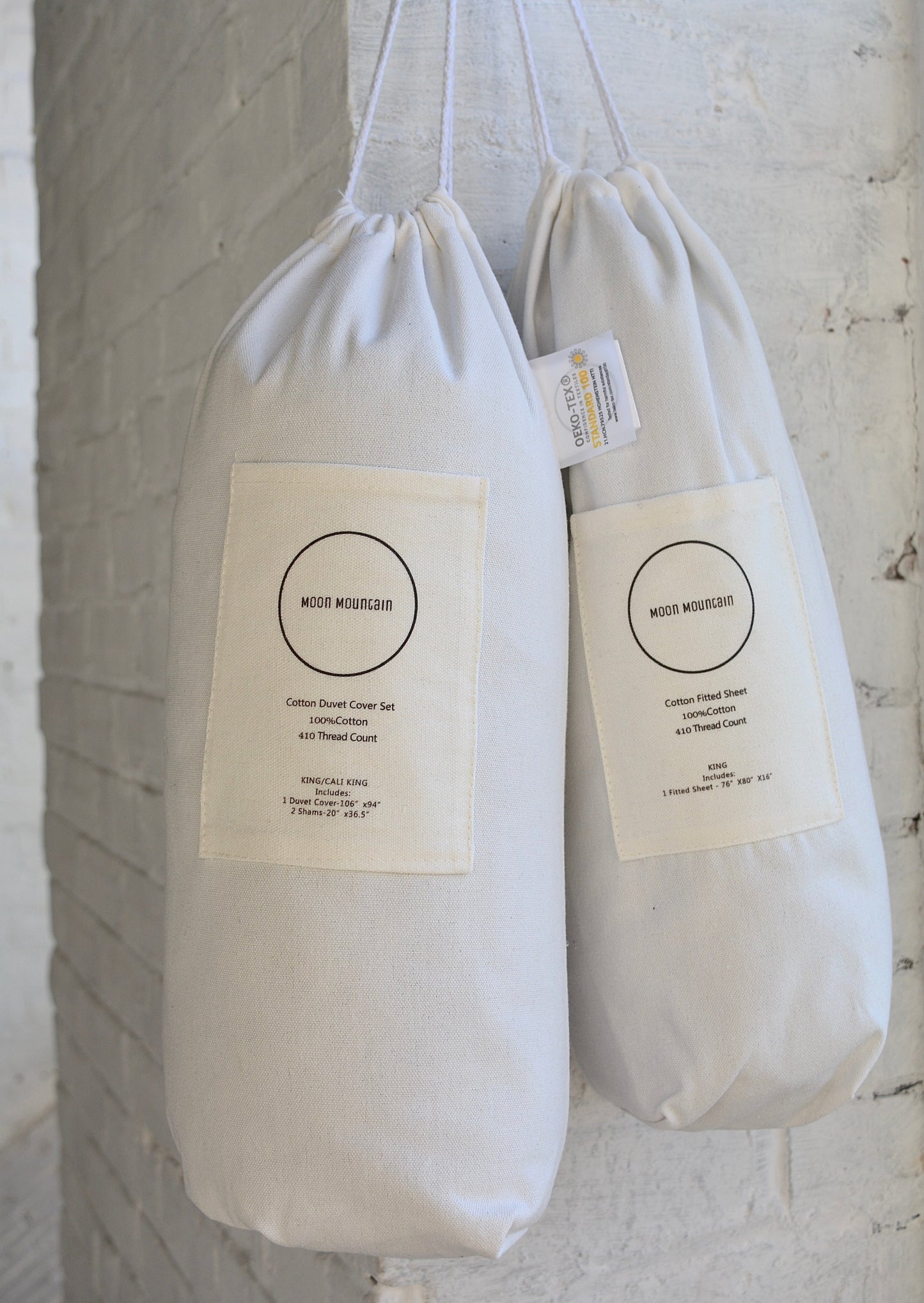 King/Cali King Cotton Duvet cover Set in Verdant Valley (Green) color