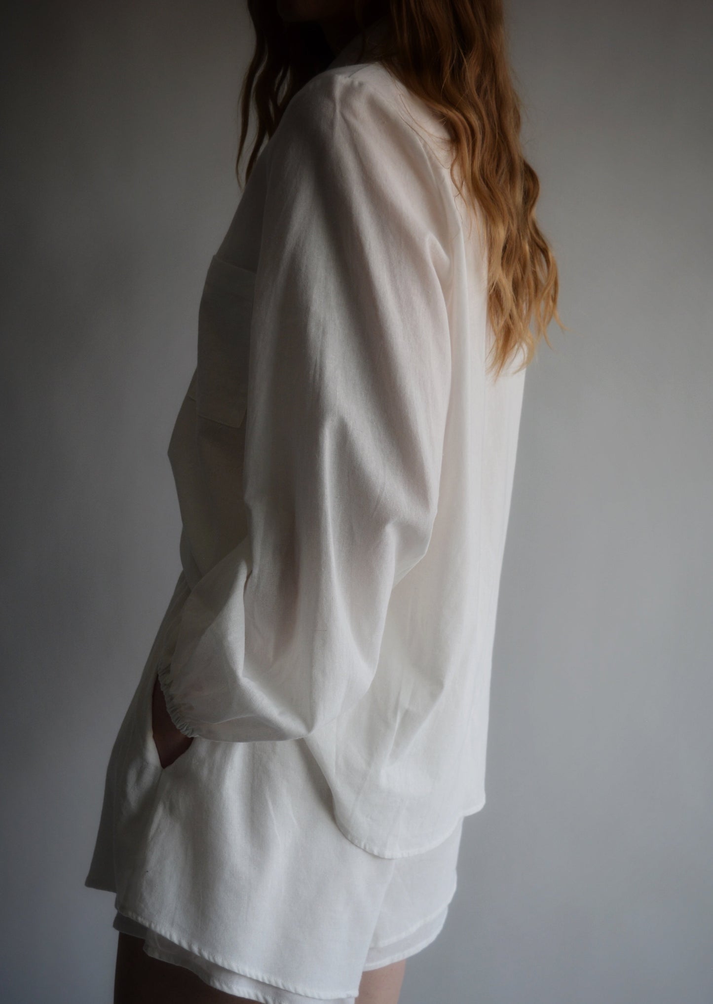 Cotton Blouse in White color