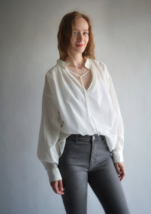 Blouse in Moonlight (White) color