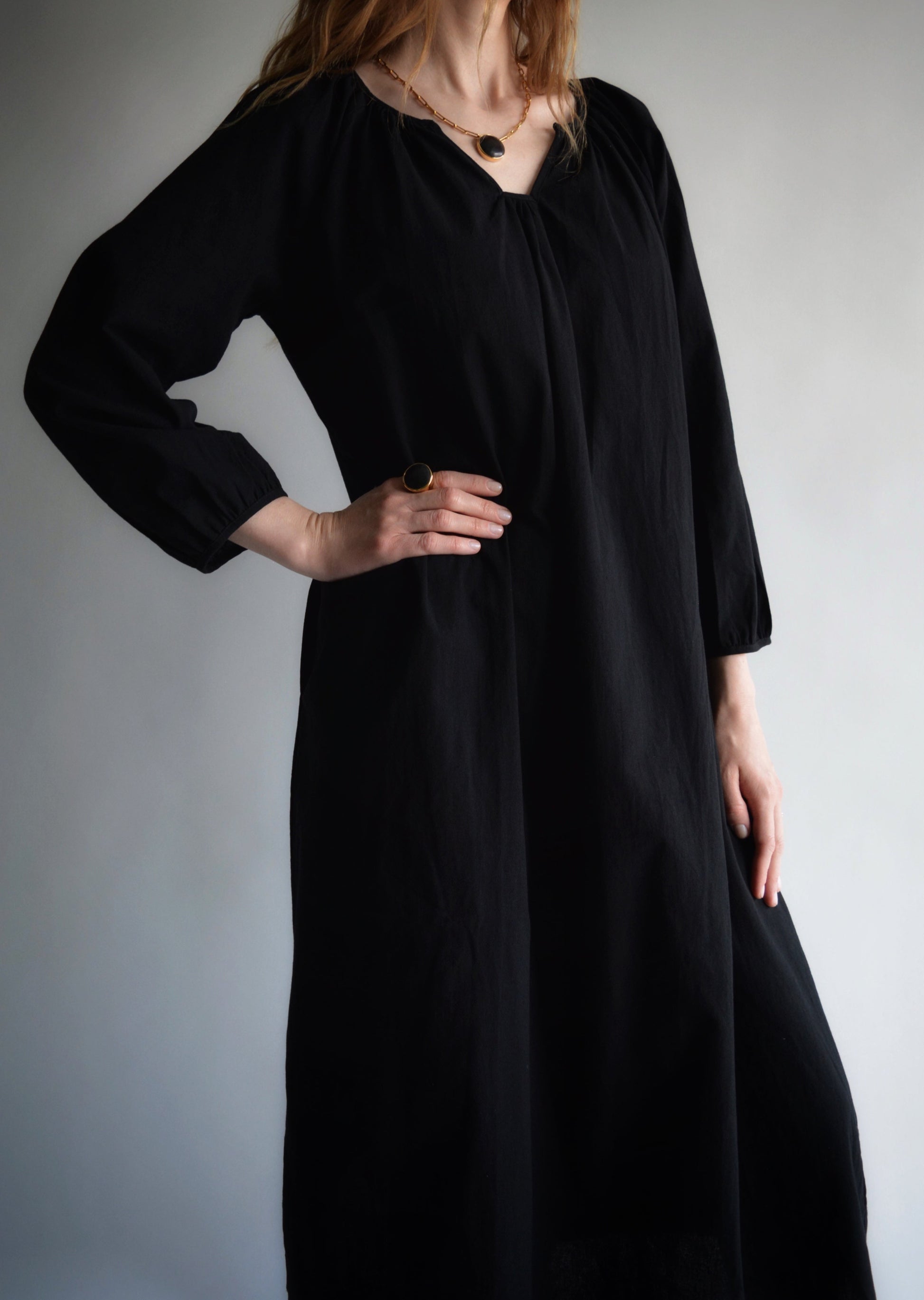 Oversized dress in Black color Oversized dress in Black color