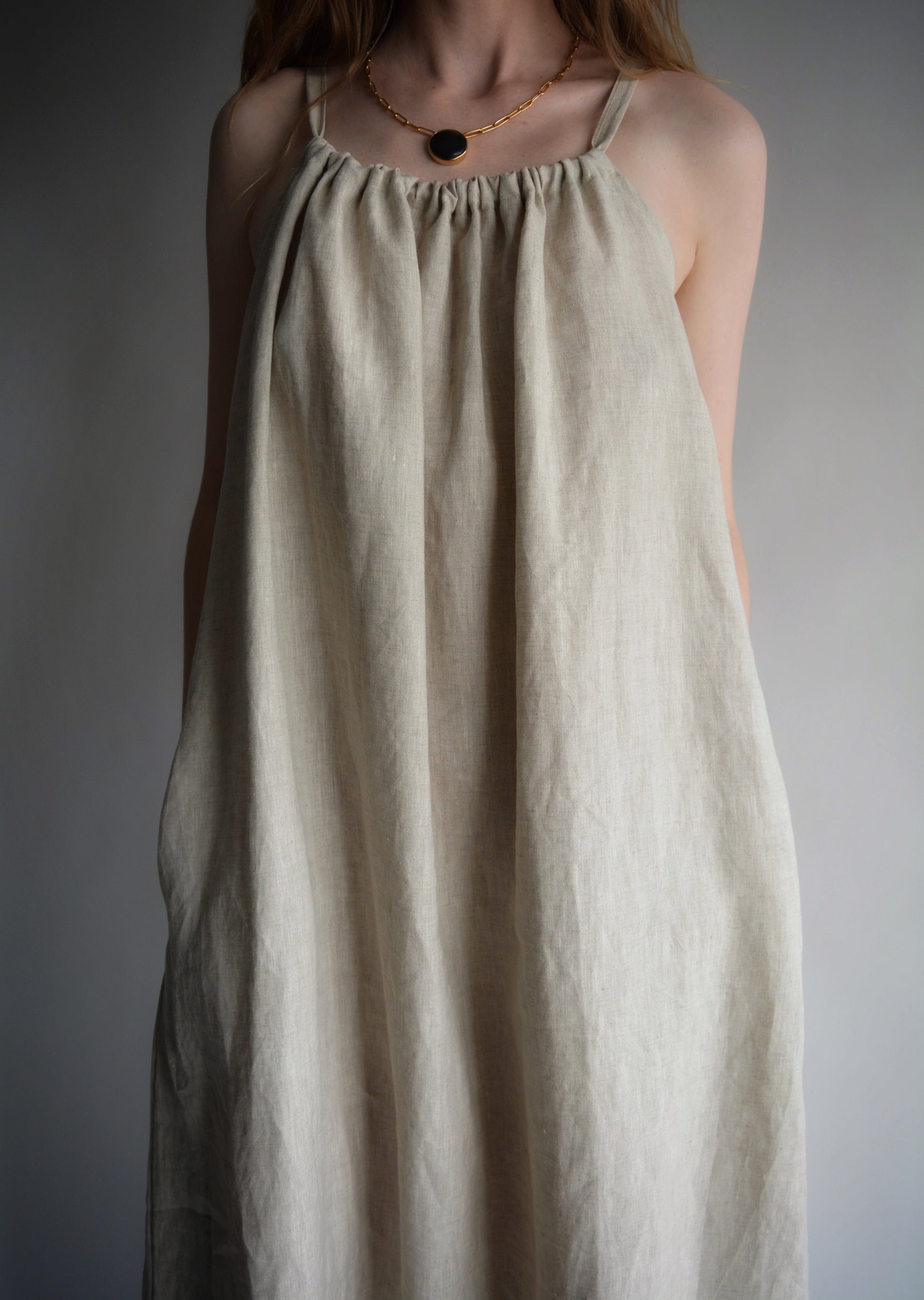 Oversized European Linen Dress in Natural color Oversized European Linen Dress in Natural color