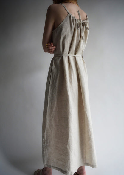 Oversized Natural Linen Dress