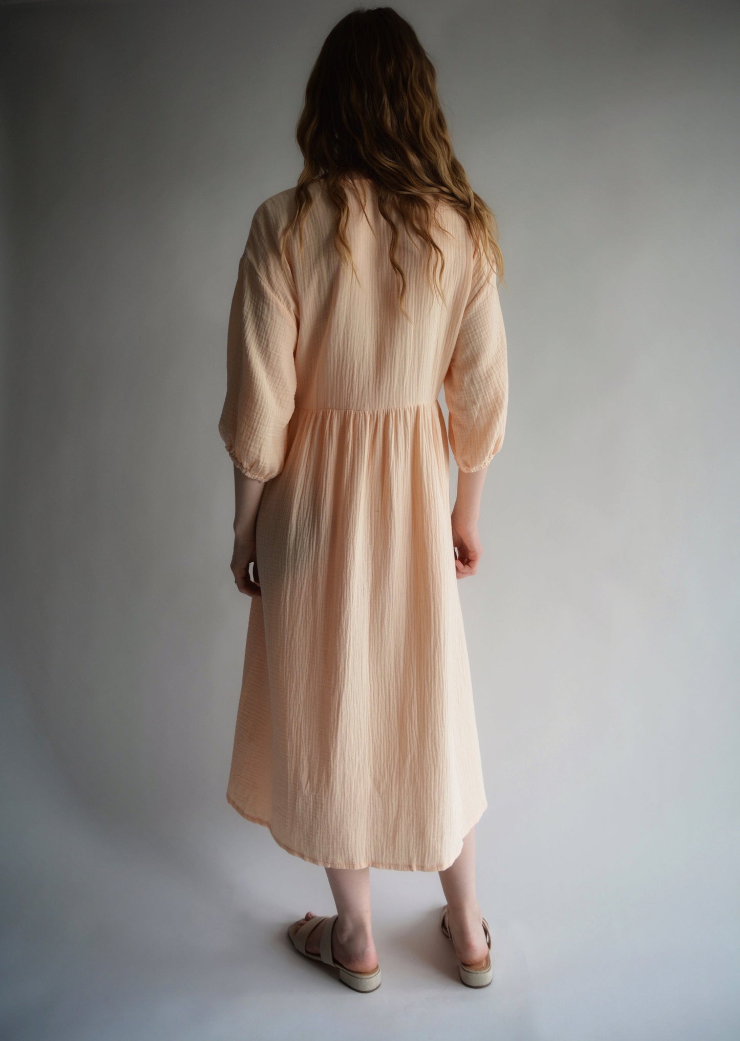 Dress in Soft Coral
