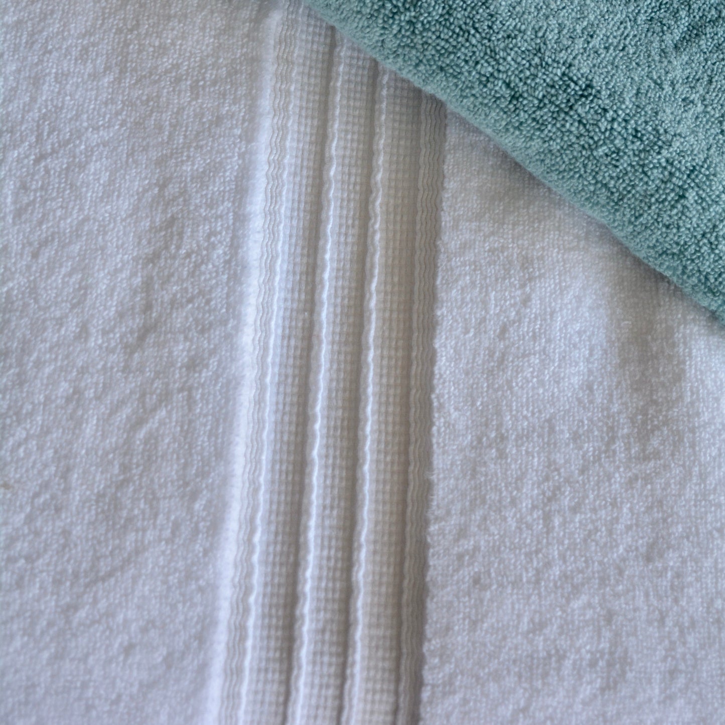 Luxury White Cotton Bath Sheet