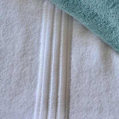 Luxury White Cotton Bath Sheet