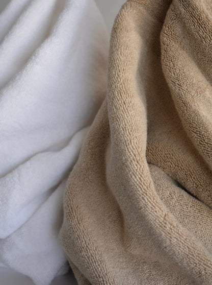 Luxury Caramel Brown Cotton Bath Sheet