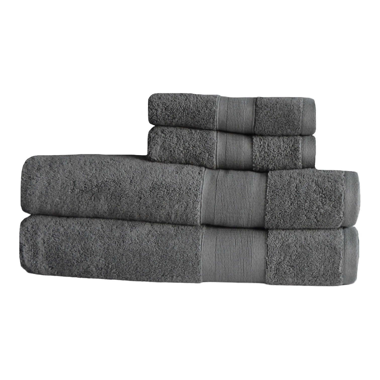 Cotton Towels in Slate Grey or Dove Grey