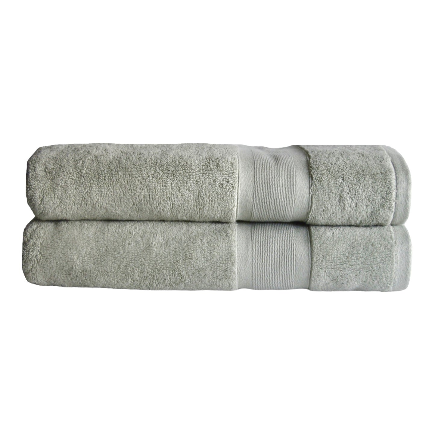 Combed Turkish Cotton Towel Set in Pale Sage color