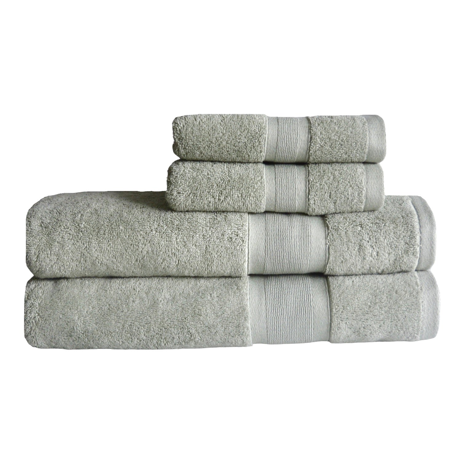Combed Turkish Cotton Towel Set in Pale Sage color – Moon Mountain