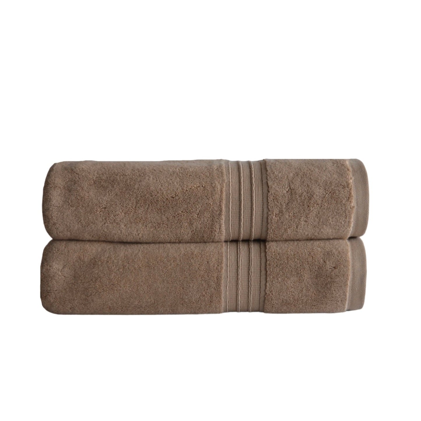 Luxury Caramel Brown Cotton Bath Sheet