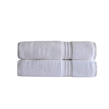 Luxury White Cotton Bath Sheet