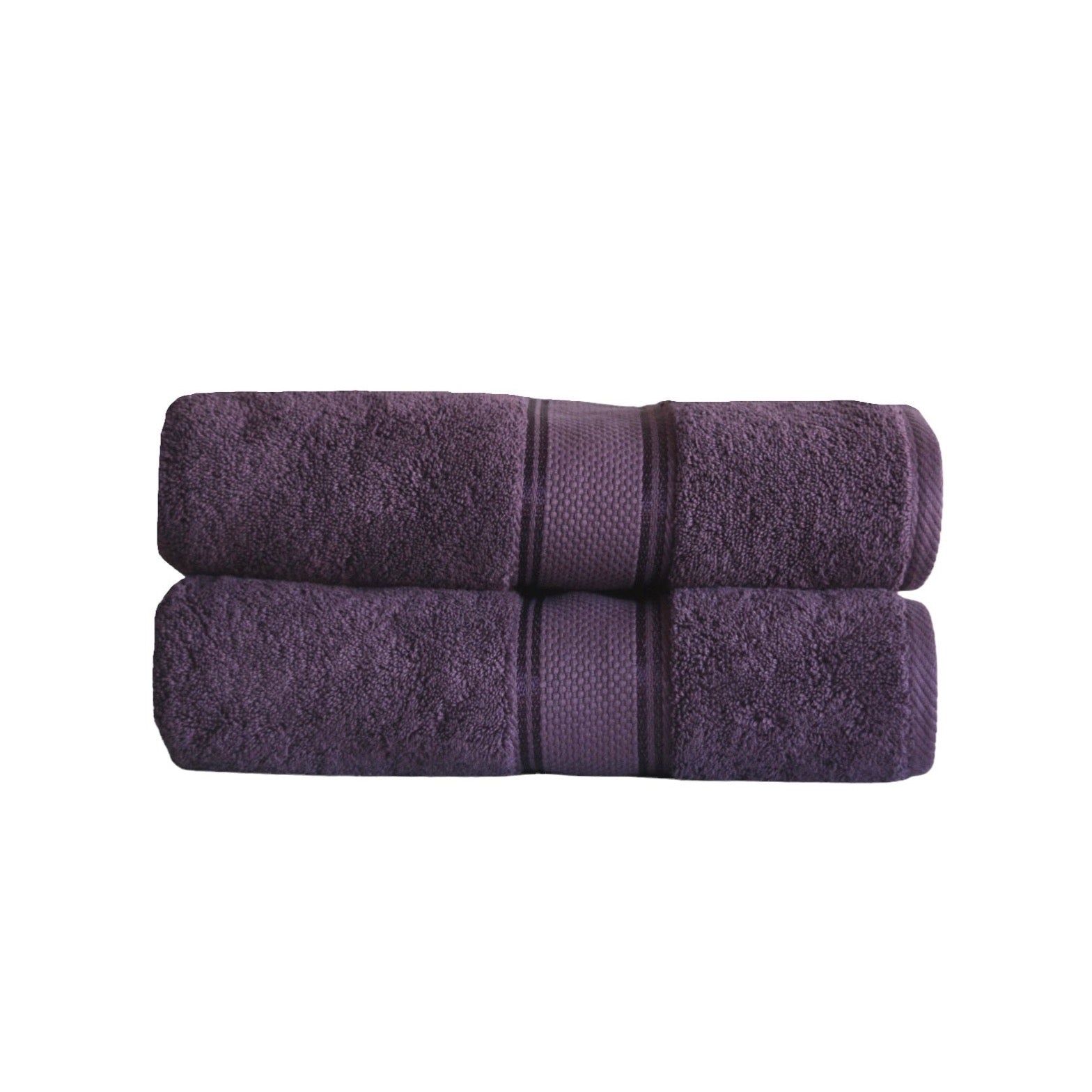 Turkish Cotton Towel Set in Dark Violet color