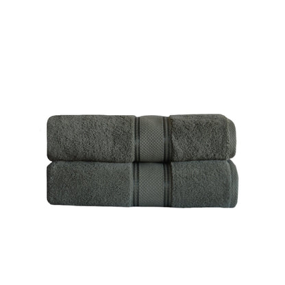 Turkish Cotton Towel Set in Moss Green color