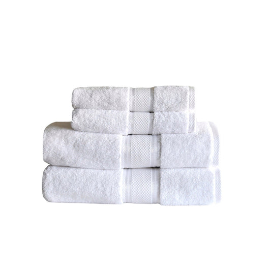 Turkish Cotton Towel Set in White color